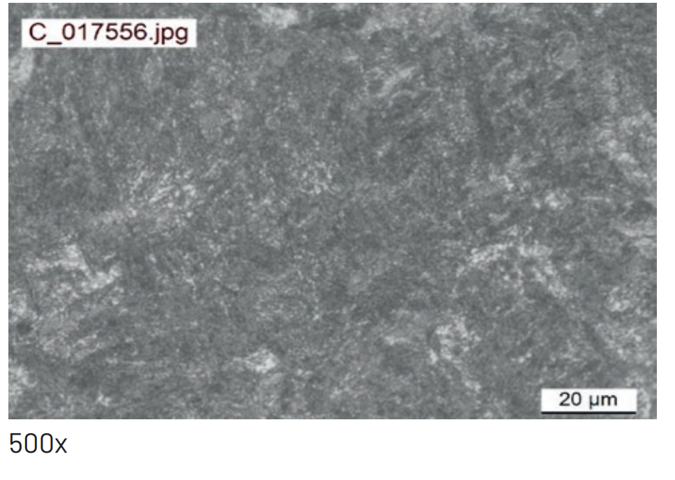 microestructura 500 acero 12711